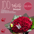 100 rosas bouquet